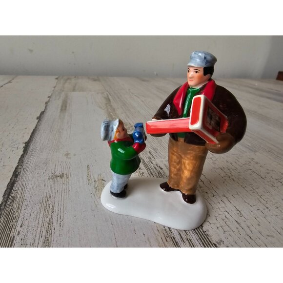 Dept 56 Lionel train couldnt wait until xmas present father child people accesso - Picture 1 of 9